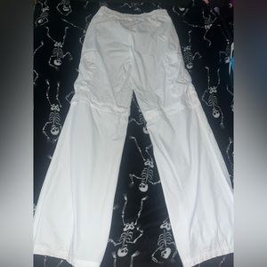 Pacific Sunwear White Cargo Style Pants (S)